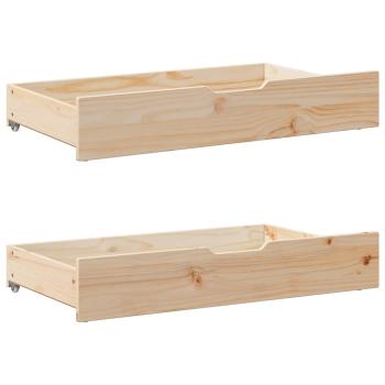 Massivholzbett mit Regal ohne Matratze 140x200 cm Kiefernholz
