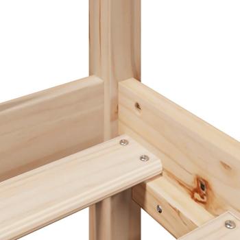 Massivholzbett ohne Matratze 100x200 cm Kiefernholz