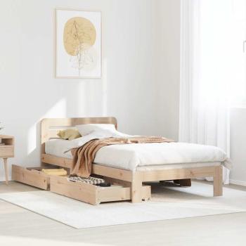 ARDEBO.de - Massivholzbett ohne Matratze 90x200 Kiefernholz