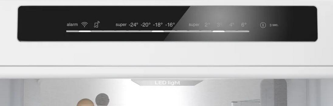 Siemens KG39NSBBF iQ700 Stand Kühl-Gefrierkombination, 60cm breit, 363 L, noFrost, dimLight, HomeConnect, schwarz