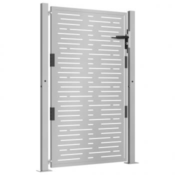 Gartentor 105x155 cm Cortenstahl Quadratisches Design