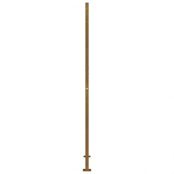 Gartentor 105x180 cm Cortenstahl Quadratisches Design
