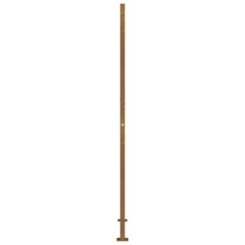Gartentor 105x180 cm Cortenstahl Quadratisches Design