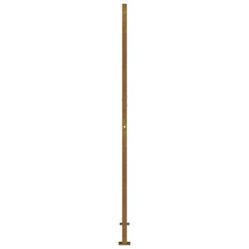 Gartentor 105x180 cm Cortenstahl Quadratisches Design