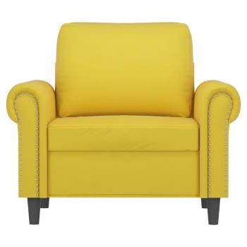 Sessel Gelb 60 cm Samt