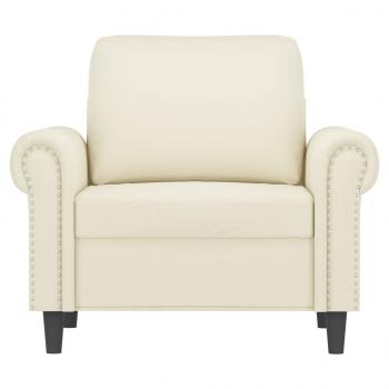 Sessel Creme 60 cm Samt