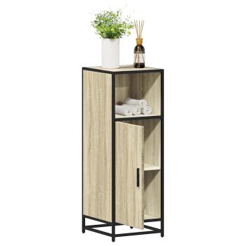 ARDEBO.de - Badschrank Sonoma-Eiche 35x37,5x100 cm Holzwerkstoff