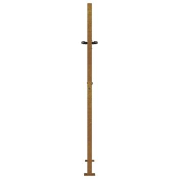 Gartentor 105x155 cm Cortenstahl Bambus-Design