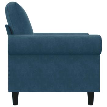 Sessel Blau 60 cm Samt