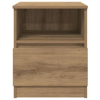 Nachttische 2 Stk. Artisan-Eiche 40x40x50 cm Holzwerkstoff