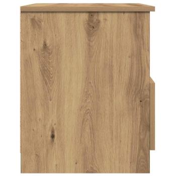 Nachttische 2 Stk. Artisan-Eiche 40x40x50 cm Holzwerkstoff