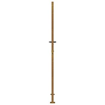Gartentor 105x205 cm Cortenstahl Bambus-Design