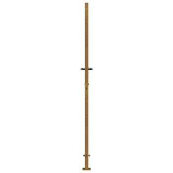 Gartentor 105x205 cm Cortenstahl Bambus-Design