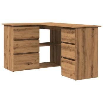 ARDEBO.de - Eckschreibtisch Artisan-Eiche 145x100x76 cm Holzwerkstoff