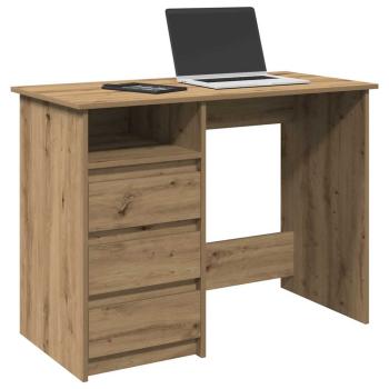 ARDEBO.de - Schreibtisch Artisan-Eiche 102x50x75 cm Holzwerkstoff