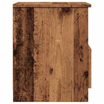 Nachttisch Altholz-Optik 40x40x50 cm Holzwerkstoff