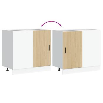 Spülenunterschrank Sonoma-Eiche Holzwerkstoff