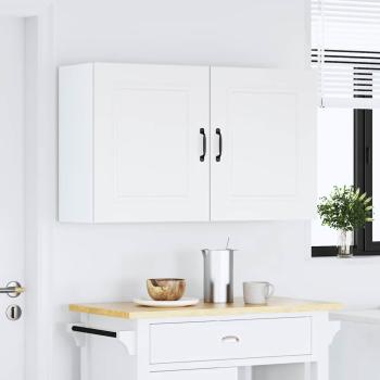 Küchen-Hängeschränke 2 Stk. Kalmar Weiß Holzwerkstoff
