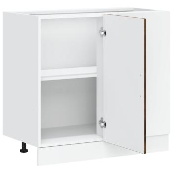 Spülenunterschrank Räuchereiche Holzwerkstoff