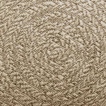 Teppich ZIZUR Beige Ø 200 cm Jute-Optik Indoor und Outdoor