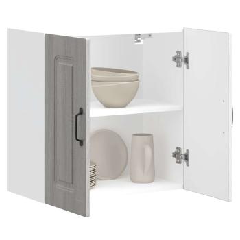 ARDEBO.de - Küchen-Hängeschrank Kalmar Grau Sonoma Holzwerkstoff