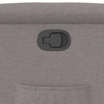 Relaxsessel Taupe Stoff