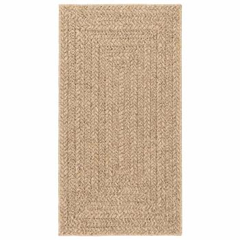 Teppich ZIZUR Beige 80x150 cm Jute-Optik Indoor und Outdoor