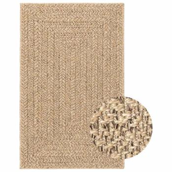 Teppich ZIZUR Beige 160x230 cm Jute-Optik Indoor und Outdoor