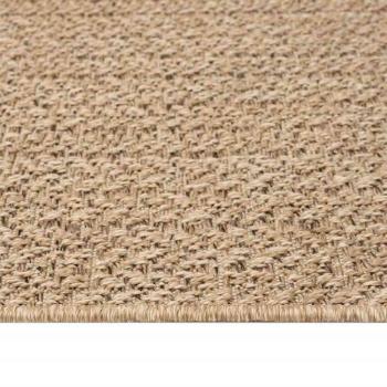 Teppich ZIZUR Beige 160x230 cm Jute-Optik Indoor und Outdoor