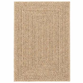 Teppich ZIZUR Beige 120x170 cm Jute-Optik Indoor und Outdoor