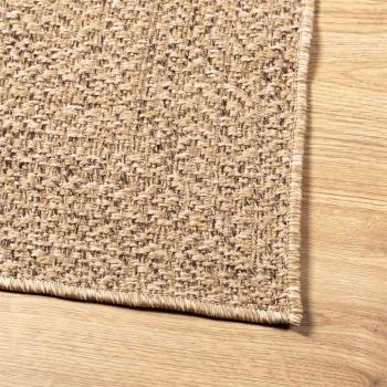 Teppich ZIZUR Beige 120x170 cm Jute-Optik Indoor und Outdoor