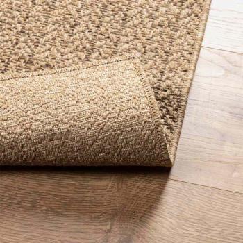 Teppich ZIZUR Beige 120x170 cm Jute-Optik Indoor und Outdoor