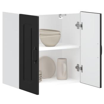 ARDEBO.de - Küchen-Hängeschrank Kalmar Schwarz Holzwerkstoff