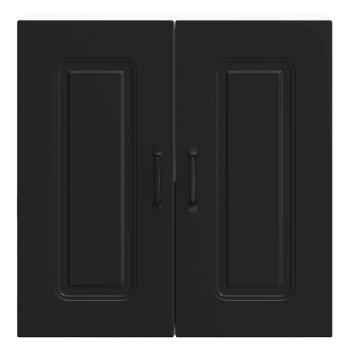 Küchen-Hängeschrank Kalmar Schwarz Holzwerkstoff