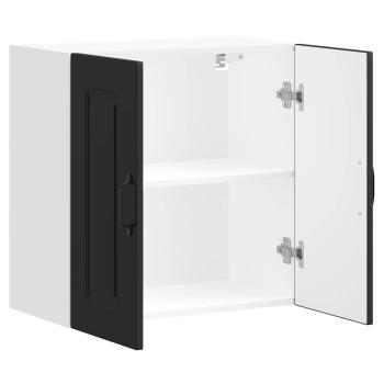 Küchen-Hängeschrank Kalmar Schwarz Holzwerkstoff