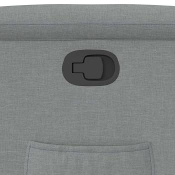 Relaxsessel Hellgrau Stoff