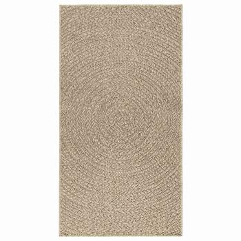 Teppich ZIZUR Beige 80x150 cm Jute-Optik Indoor und Outdoor