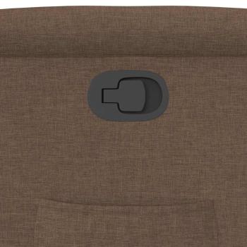 Relaxsessel Braun Stoff