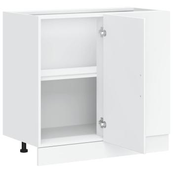 Spülenunterschrank Weiß Holzwerkstoff