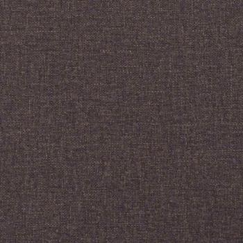 Boxspringbett mit Matratze Dunkelbraun 200x200 cm Stoff