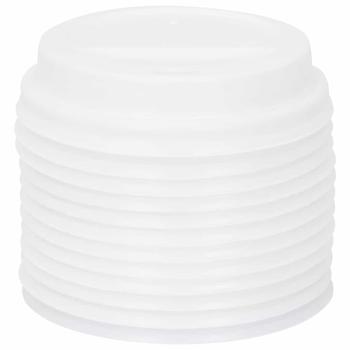 Deckel für Pappbecher Ø80 mm 8oz 1000 Stk. Weiß Kunststoff