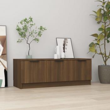 ARDEBO.de - TV-Schrank Braun Eichen-Optik 102x35x36,5 cm Holzwerkstoff