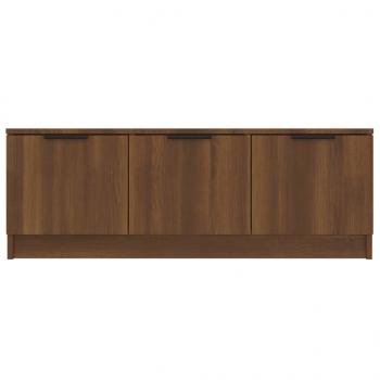 TV-Schrank Braun Eichen-Optik 102x35x36,5 cm Holzwerkstoff