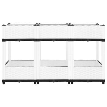 Hochbeet 120x40x71 cm Polypropylen