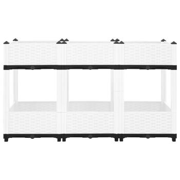 Hochbeet 120x40x71 cm Polypropylen