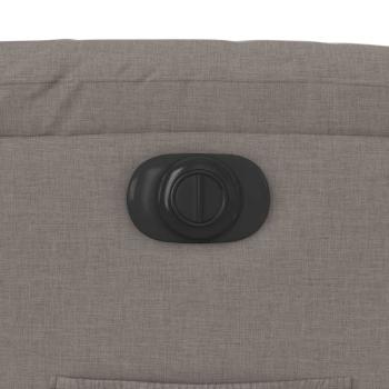 Relaxsessel Elektrisch Taupe Stoff