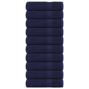 ARDEBO.de - Badetücher 10 Stk. Marineblau 100x150cm 360 g/m² 100% Baumwolle