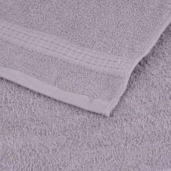 Duschtücher 10 Stk. Grau 70x140 cm 360 g/m² 100% Baumwolle