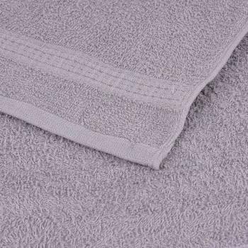 Saunatücher 4 Stk. Grau 80x200 cm 360 g/m² 100% Baumwolle