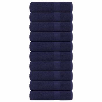 ARDEBO.de - Handtücher 10 Stk. Marineblau 50x100 cm 360 g/m² 100% Baumwolle